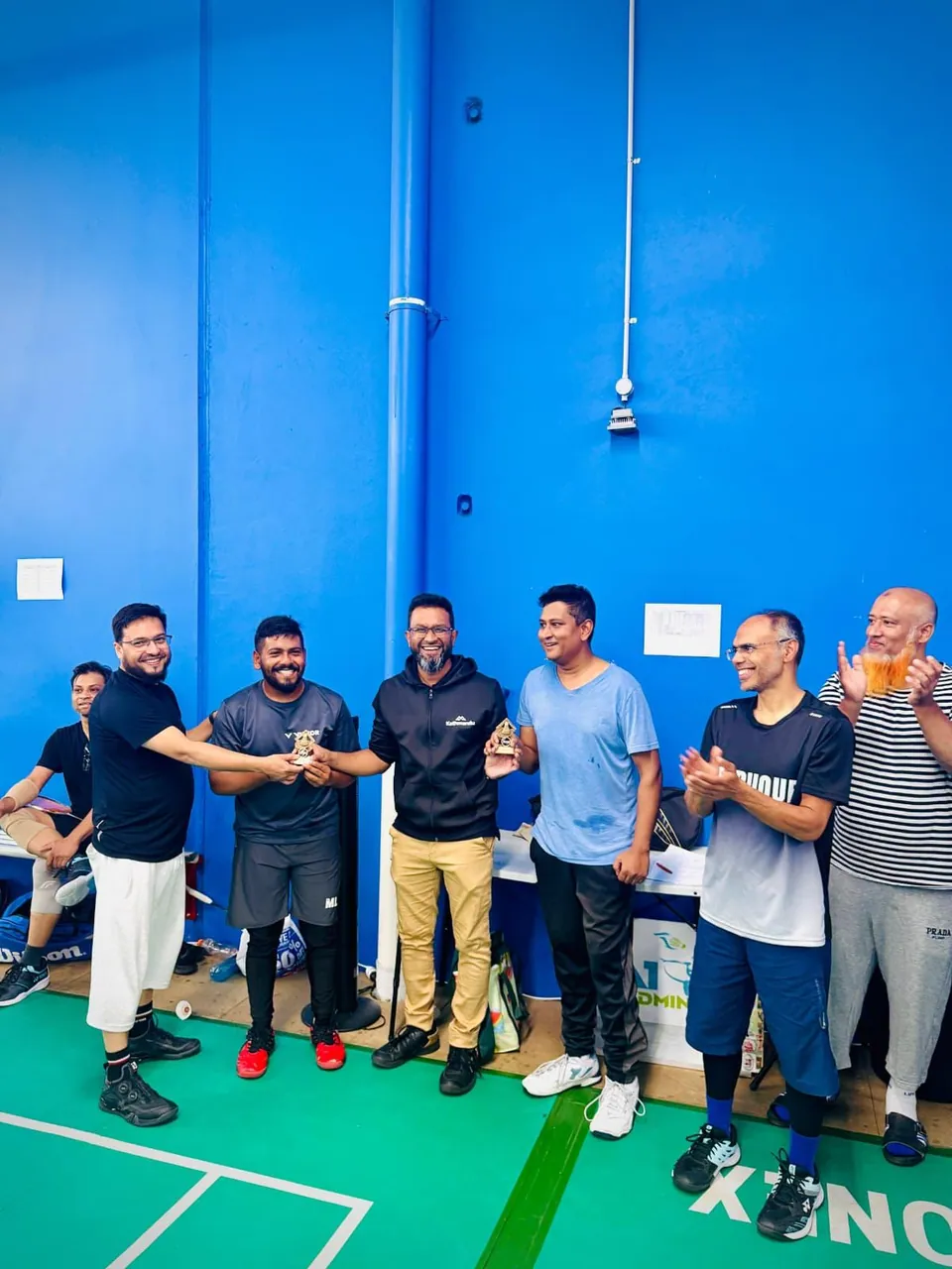 Trophy Handover